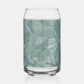 William Morris Acanthus Blatt Teal Blau Muster Dosenglas (Rechts)