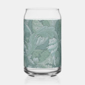 William Morris Acanthus Blatt Teal Blau Muster Dosenglas (Links)