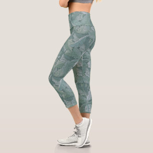 William Morris Acanthus Botanical Harmony Classic Capri Leggings