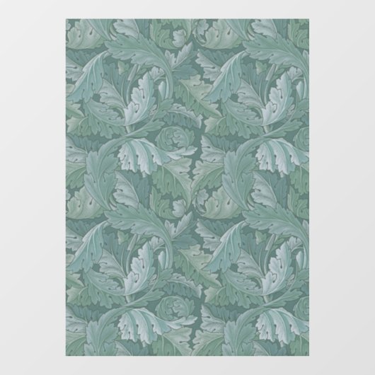 William Morris Acanthus Botanical Harmony Classic Fensteraufkleber (Blatt)