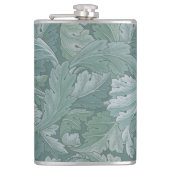 William Morris Acanthus Botanical Harmony Classic Flachmann (Vorderseite)