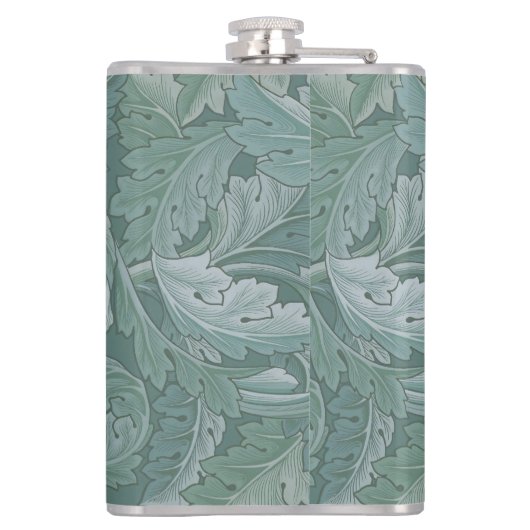 William Morris Acanthus Botanical Harmony Classic Flachmann (Rückseite)