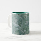 William Morris Acanthus Botanical Harmony Classic Zweifarbige Tasse (Vorderseite Links)