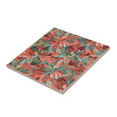 William Morris Acanthus Botanical Red Green Fliese (Seite)
