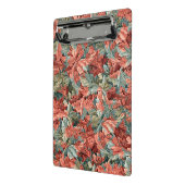 William Morris Acanthus Botanical Red Green Mini Klemmbrett (Gewinkelt2)