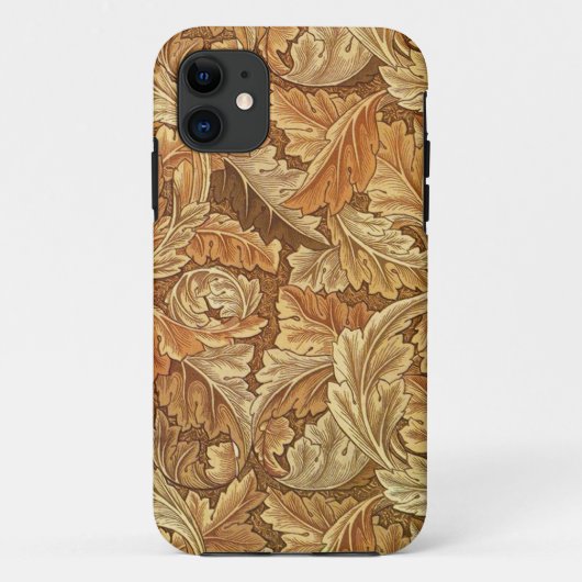 William Morris Acanthus Brown Autumn Leaves Case-Mate iPhone Hülle (Rückseite)
