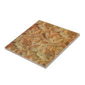 William Morris Acanthus Brown Autumn Leaves Fliese (Seite)