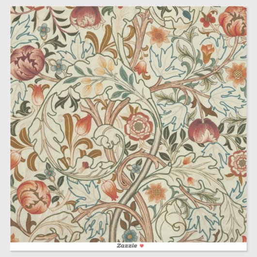 William Morris Acanthus Embroidery Muster Aufkleber (Blatt)