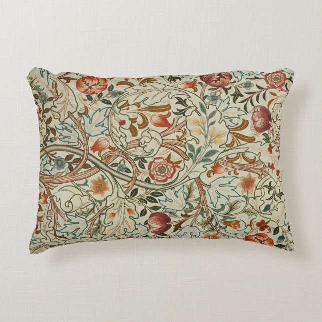 William Morris Acanthus Embroidery Muster Dekokissen (Vorderseite)
