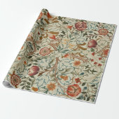 William Morris Acanthus Embroidery Muster Geschenkpapier (Ungerollt)