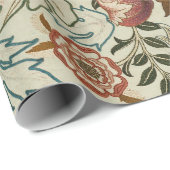 William Morris Acanthus Embroidery Muster Geschenkpapier (Rolleneckpunkt)