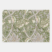 William Morris Acanthus Embroidery Muster Geschenkpapier Set (Vorderseite 2)