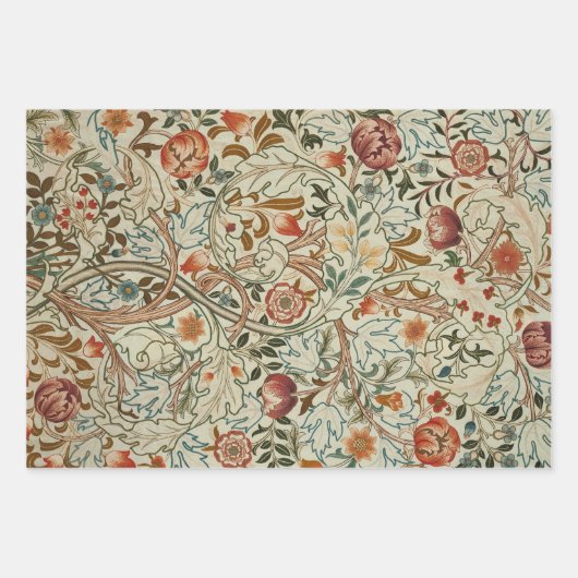 William Morris Acanthus Embroidery Muster Geschenkpapier Set (Vorderseite)