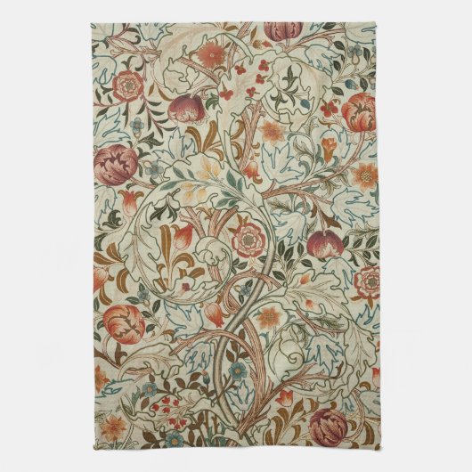 William Morris Acanthus Embroidery Muster Geschirrtuch (Vertikal)