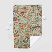 William Morris Acanthus Embroidery Muster Golfhandtuch (Insitu)