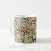 William Morris Acanthus Embroidery Muster Kaffeetasse (Vorderseite Links)