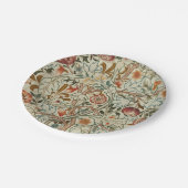 William Morris Acanthus Embroidery Muster Pappteller (Schrägansicht)