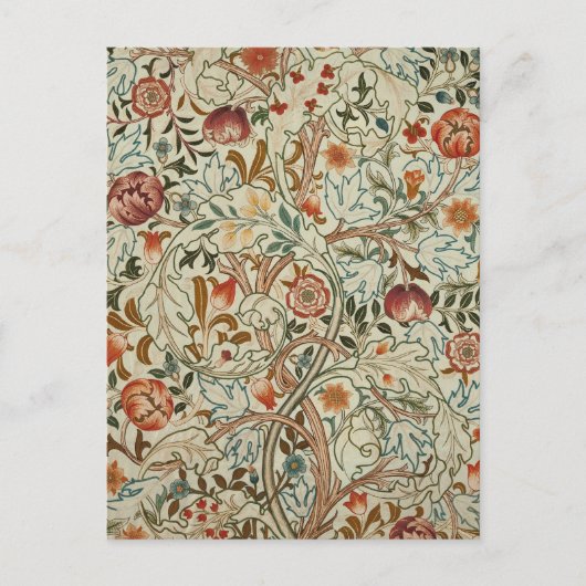 William Morris Acanthus Embroidery Muster Postkarte (Vorderseite)