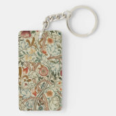 William Morris Acanthus Embroidery Muster Schlüsselanhänger (Rückseite)