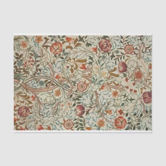William Morris Acanthus Embroidery Muster Seidenpapier (Vorderseite)