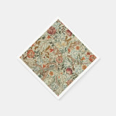 William Morris Acanthus Embroidery Muster Serviette (Ecke)