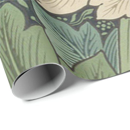 William Morris Acanthus Geschenkpapier (Rolleneckpunkt)