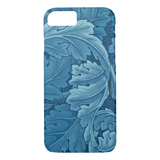 William Morris Acanthus in Blue Case-Mate iPhone Hülle (Rückseite)