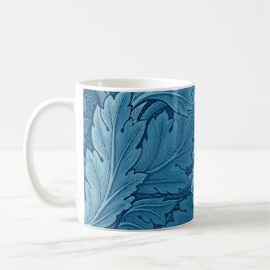 William Morris Acanthus in Blue Kaffeetasse (Links)