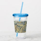 William Morris Acanthus Leaves Floral Art Nouvelle Acryltrinkbecher (Rückseite)