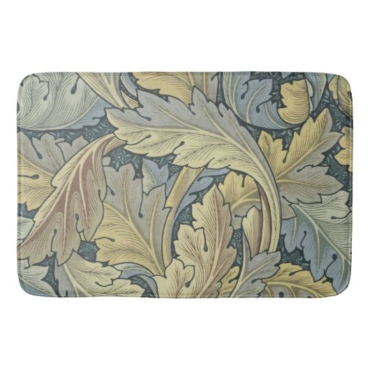 William Morris Acanthus Leaves Floral Art Nouvelle Badematte (Vorderseite)