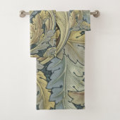 William Morris Acanthus Leaves Floral Art Nouvelle Badhandtuch Set (Insitu)