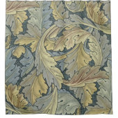 William Morris Acanthus Leaves Floral Art Nouvelle Duschvorhang (Vorderseite)