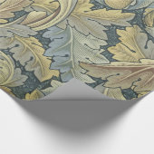 William Morris Acanthus Leaves Floral Art Nouvelle Geschenkpapier (Ecke)