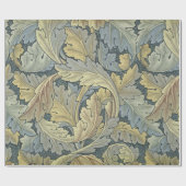 William Morris Acanthus Leaves Floral Art Nouvelle Geschenkpapier (Flach)