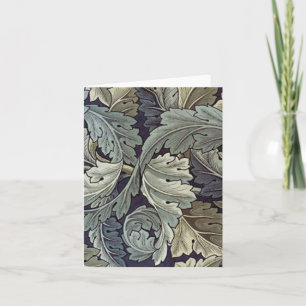 William Morris Acanthus Leaves Floral Art Nouvelle Karte