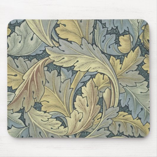 William Morris Acanthus Leaves Floral Art Nouvelle Mousepad (Vorne)