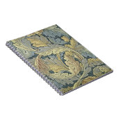William Morris Acanthus Leaves Floral Art Nouvelle Notizblock (Rechte Seite)