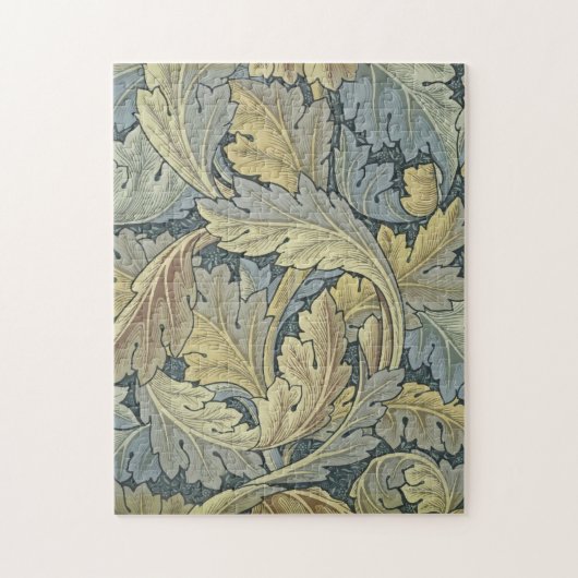 William Morris Acanthus Leaves Floral Art Nouvelle Puzzle (Vertikal)