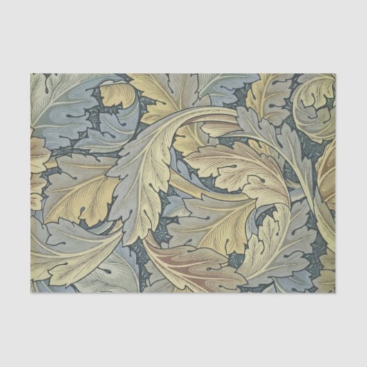 William Morris Acanthus Leaves Floral Art Nouvelle Seidenpapier (Vorderseite)