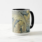 William Morris Acanthus Leaves Floral Art Nouvelle Tasse (VorderseiteRechts)