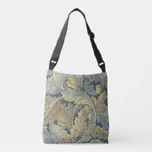 William Morris Acanthus Leaves Floral Art Nouvelle Tragetaschen Mit Langen Trägern