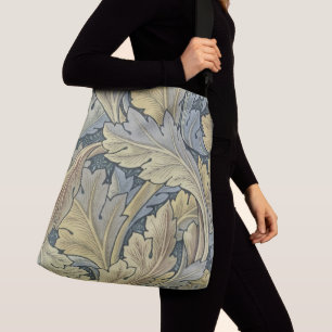 William Morris Acanthus Leaves Floral Art Nouvelle Tragetaschen Mit Langen Trägern