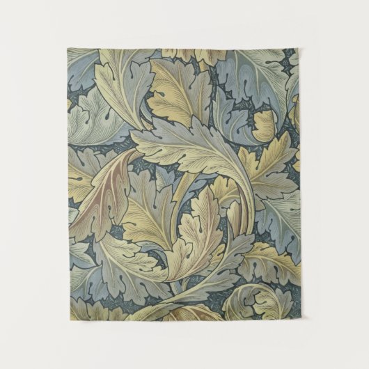 William Morris Acanthus Leaves Floral Art Nouvelle Wandteppich (Vorderseite)