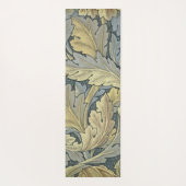 William Morris Acanthus Leaves Floral Art Nouvelle Yogamatte (Rückseite)