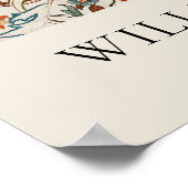 William Morris Acanthus Portiere Poster (Ecke)