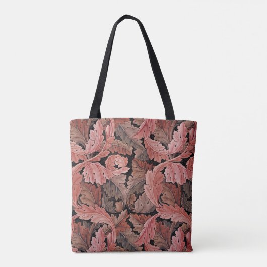William Morris Acanthus-Rose mit Monogram Tasche (Rückseite)