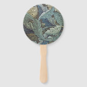 William Morris Acanthus Sage Blume Floral Botanic Fächer (Rückseite)