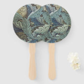 William Morris Acanthus Sage Blume Floral Botanic Fächer (Vorne und Hinten)