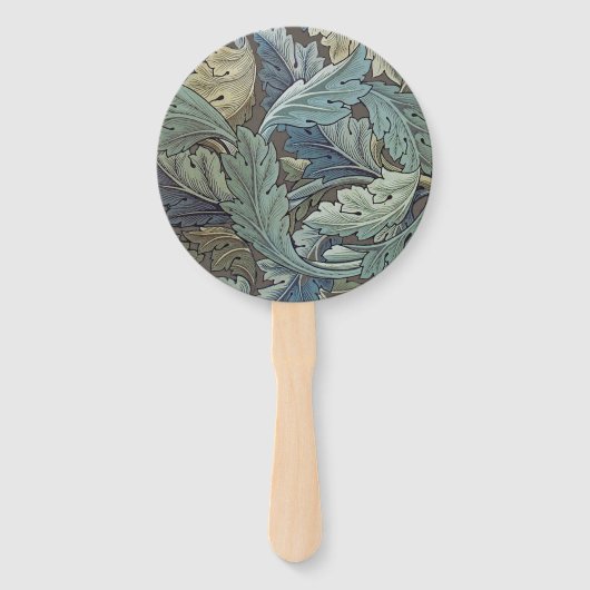 William Morris Acanthus Sage Blume Floral Botanic Fächer (Vorderseite)