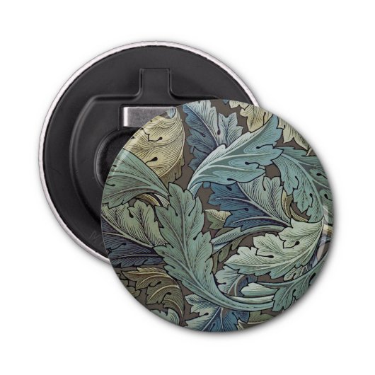 William Morris Acanthus Sage Blume Floral Botanic Flaschenöffner (Vorderseite)